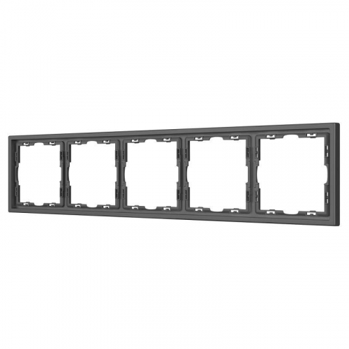 Рамка 5-м FRM-NOBE-SFPL-5-GR пластик. сер. Arlight 054230