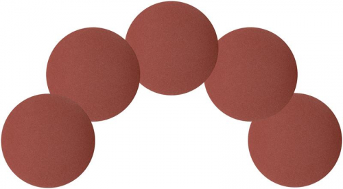 Круг шлифовальный сплошной (липучка) 125мм Р 150 алюм./оксидный (уп.5шт) КУРС 39777 фото 5