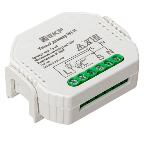 Диммер в подрозетник 1-канальный Умный Wi-Fi Connect EKF sdsh-1g-wf фото 12