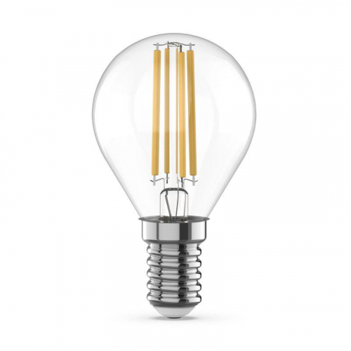 Лампа светодиодная филаментная Basic Filament 4Вт Шар 3000К E14 480лм GAUSS 50512142 фото 2