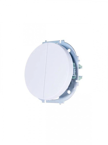 Выключатель 2-кл. СП OSEN 10А IP20 механизм бел. LEZARD 743-0288-101 фото 2
