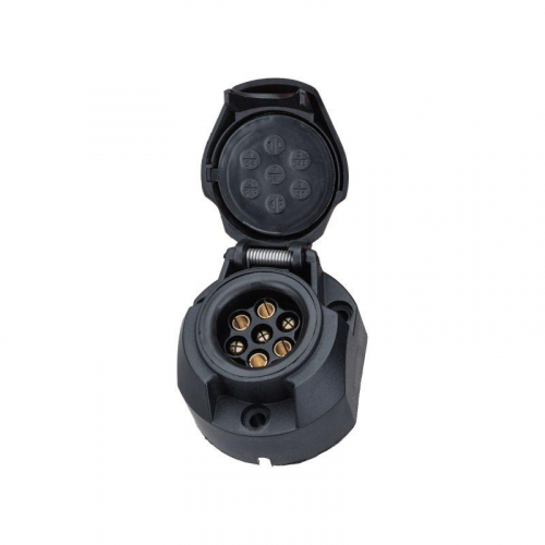 Розетка фаркопа 12В 7 контактов пластик Rexant 16-0321 фото 2