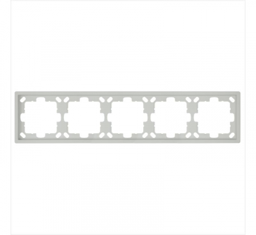Рамка 5-м СП FD тауп матов. soft touch Jasmart FD1005PTM фото 2