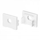 Заглушка SL-SLIM-H13M WHITE с отверстием пластик Arlight 037538