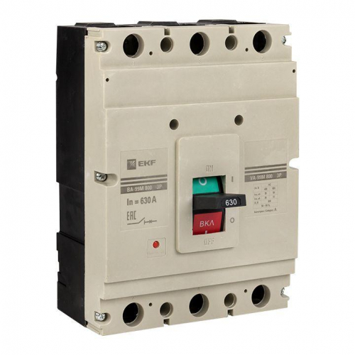 Выключатель автоматический 3п 800/630А 35кА ВА-99М PROxima EKF mccb99-800-630m фото 5