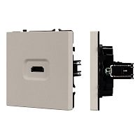 Механизм HDMI розетки SCT-NOBE-MHD1-SFPL-CA кашемир Arlight 061842