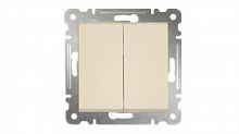 Выключатель 2-кл. СП Karea 10А IP20 механизм крем. Makel 57010003