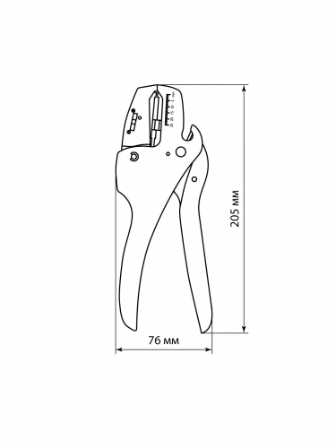 Съемник изоляции торцевой СИ-6Т, сечение зачищаемого провода 0,08-6 мм², "МастерЭлектрик" TDM фото 8