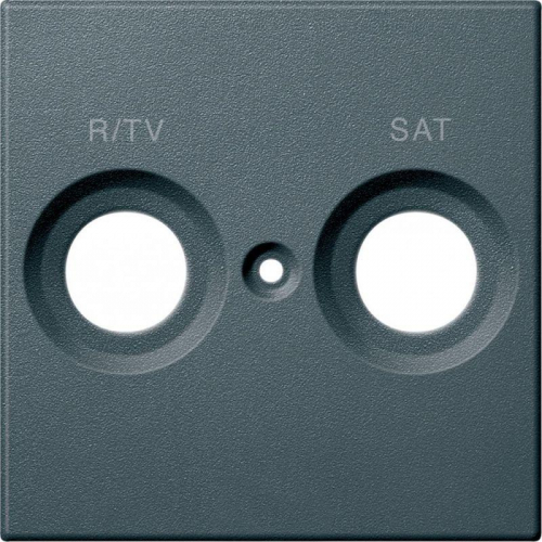Плата Merten центральная с маркир. R/TV И SAT антрацит SchE MTN299214