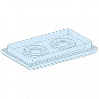 Панель cальник. 2 отв. d33-72мм для 2каб. d33-72мм Prisma Plus IP55 SchE 08899