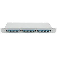 Кросс оптический 19дюйм 1U компл. 24хDLC/UPC SM 9/125 OS2 SUPRLAN 09-0256