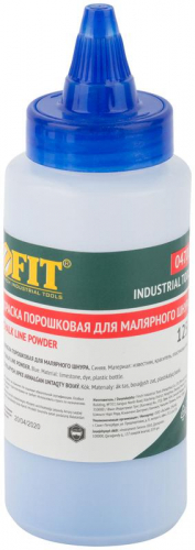 Краска разметочная для ударного шнура 125г син. FIT 04700