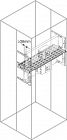 Перегородка горизонт. 3A W=400мм ABB 1STQ008691A0000