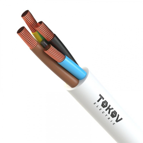 Провод TOKOV ELECTRIC ПВС 4х4(3х4+1х4) 380В Б (м) 1945499