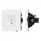 Розетка компьютерная SCT-TENDO-MPC1-PL-WH RJ45 кат.6 механизм Arlight 054098