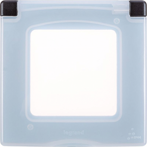 Рамка 1-м Inspiria IP44 с крышкой антрацит IEK 673923 фото 3