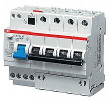 Выключатель автоматический дифференциального тока 4п C 20А 30мА тип A DS204 6мод. ABB 2CSR254101R1204