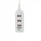 Разветвитель USB 2.0 на 4 порта бел. Rexant 18-4105-1