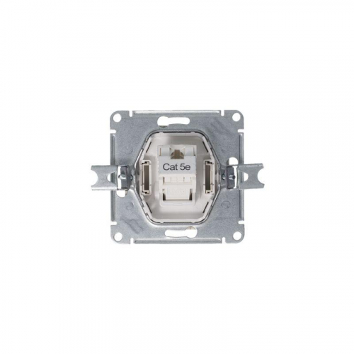 Розетка компьютерная 1-м AtlasDesign RJ45 кат.5E механизм алюм. SE ATN000383 фото 3