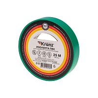 Изолента ПВХ 0.13х15мм 25м зел. (уп.5шт) Kranz KR-09-2103