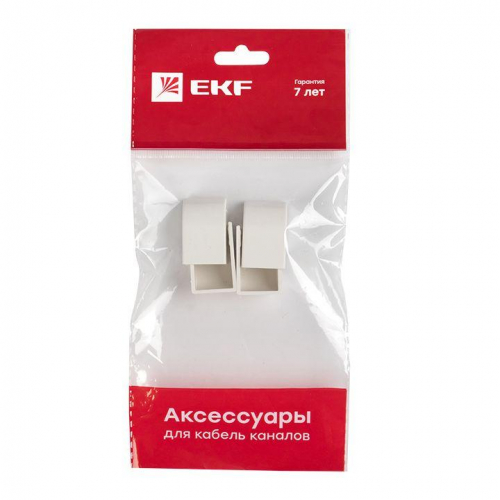 Заглушка 16х16 бел. Plast PROxima (уп.4шт) EKF ecw-16-16x4 фото 5