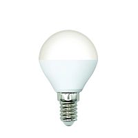 Лампа светодиодная LED-G45-5W/3000K/E14/FR/SLS 5Вт шар матовая 3000К тепл. бел. E14 Volpe UL-00008812