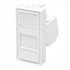 Модуль розетки 45х22.5 8P8C (RJ-45) cat.5e SUPRLAN 10-0360