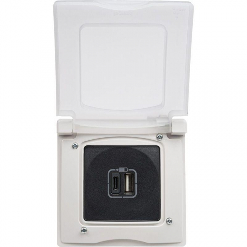 Рамка 1-м Etika IP44 с защ. крышкой бел. IEK 672550 фото 3