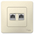 Розетка компьютерная 2-м СП Blanca RJ45 кат.5E молочн. SE BLNIS045452