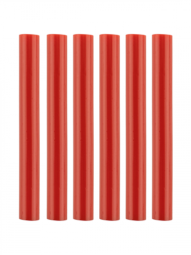 Клеевые стержни универсальные красные, 11 мм x 100 мм, 6 шт, "Алмаз" TDM фото 2