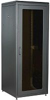 Шкаф сетевой LINEA N 18U 800х800мм стекл. передняя дверь задняя металлическая черн. ITK LN05-18U88-GM