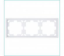 Рамка 3-м СП FD бел. глянцевый Jasmart FD1003W