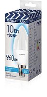Лампа светодиодная LED-C35-10W-E14-4K 10Вт свеча 4000К бел. E14 220-240В ПРОМО Ergolux 14545