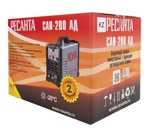 Аппарат сварочный инверторный САИ-200АД Ресанта 65/94 фото 10