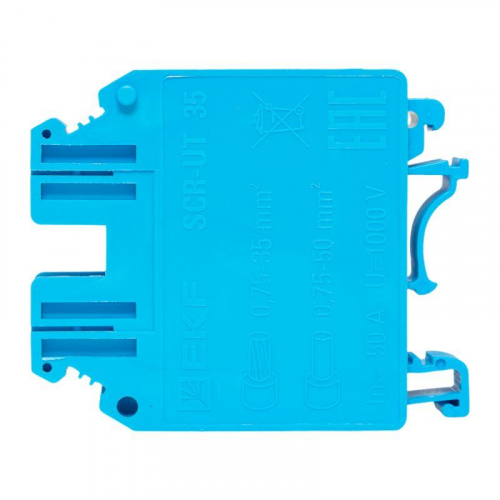 Колодка клеммная винтовая 35 UT син. EKF scr-ut-35-b фото 7