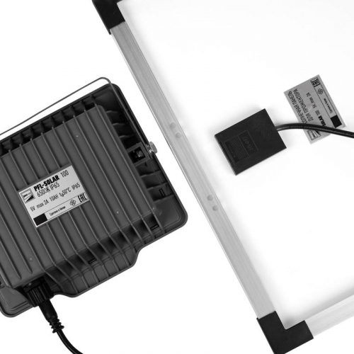 Прожектор светодиодный PFL SOLAR 100 6500К IP65 ДО с солнечн. панелью и пультом в компл. JazzWay 5044418 фото 6