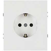 Розетка 1-м СП Arktik 16А IP20 250В с заземл. со шторками бел. матов. Эра Б0070431