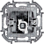 Розетка компьютерная Inspiria RJ45 кат.5E UTP антрацит IEK 673828