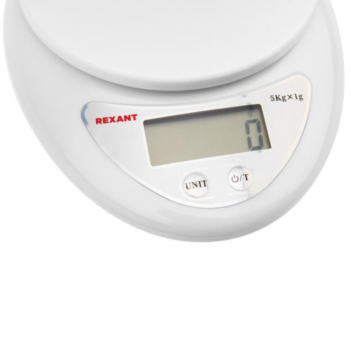 Весы бытовые до 5кг с чашей Rexant 72-1004 фото 7
