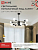 Светильник LOFT SPUTNIK-10E27-BL 10хE27 потолочн. под лампу; черн. IN HOME 4690612062723