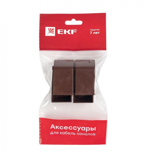 Заглушка 25х25 под темн. дерево Plast PROxima (уп.4шт) EKF ecd-25-25x4 фото 7