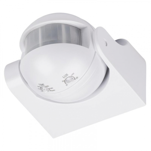 Датчик движения PMS-IR 009 1200Вт 180град. 12м IP44 WH JazzWay 5012912 фото 3