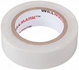 Изолента ПВХ самозатухающая WILLMARK 19ммх0.15ммх10м Стандарт бел. FIT 11013