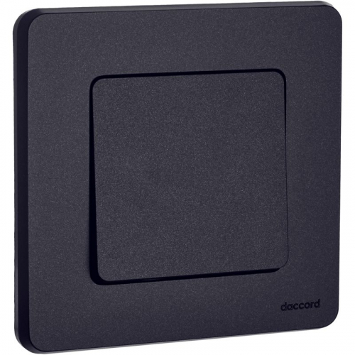 Переключатель 1-кл. Inspiria 10А IP44 250В 10AX механизм антрацит IEK 673673 фото 3