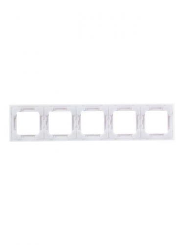 Рамка 5-м Levit жемчуж./ледяной ABB 2CHH015050A6068 фото 4