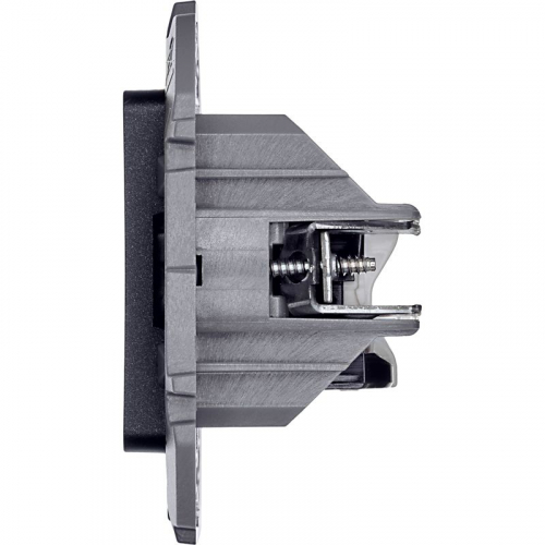 Розетка компьютерная 2-м Inspiria RJ45 кат.5E UTP антрацит IEK 673838 фото 6