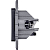 Розетка компьютерная 2-м Inspiria RJ45 кат.5E UTP антрацит IEK 673838