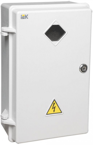 Корпус полиэстерный учетный ЩУ 1/1 IP54 IEK MKP50-N-01-54