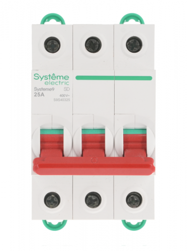 Выключатель нагрузки 3п 25А Systeme9 400В SE S9S40325 фото 3