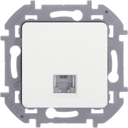 Розетка телефонная Inspiria RJ11 механизм бел. IEK 673820 фото 5